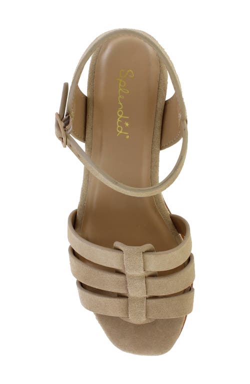 Splendid Dallas Wedge Sandal In Camel