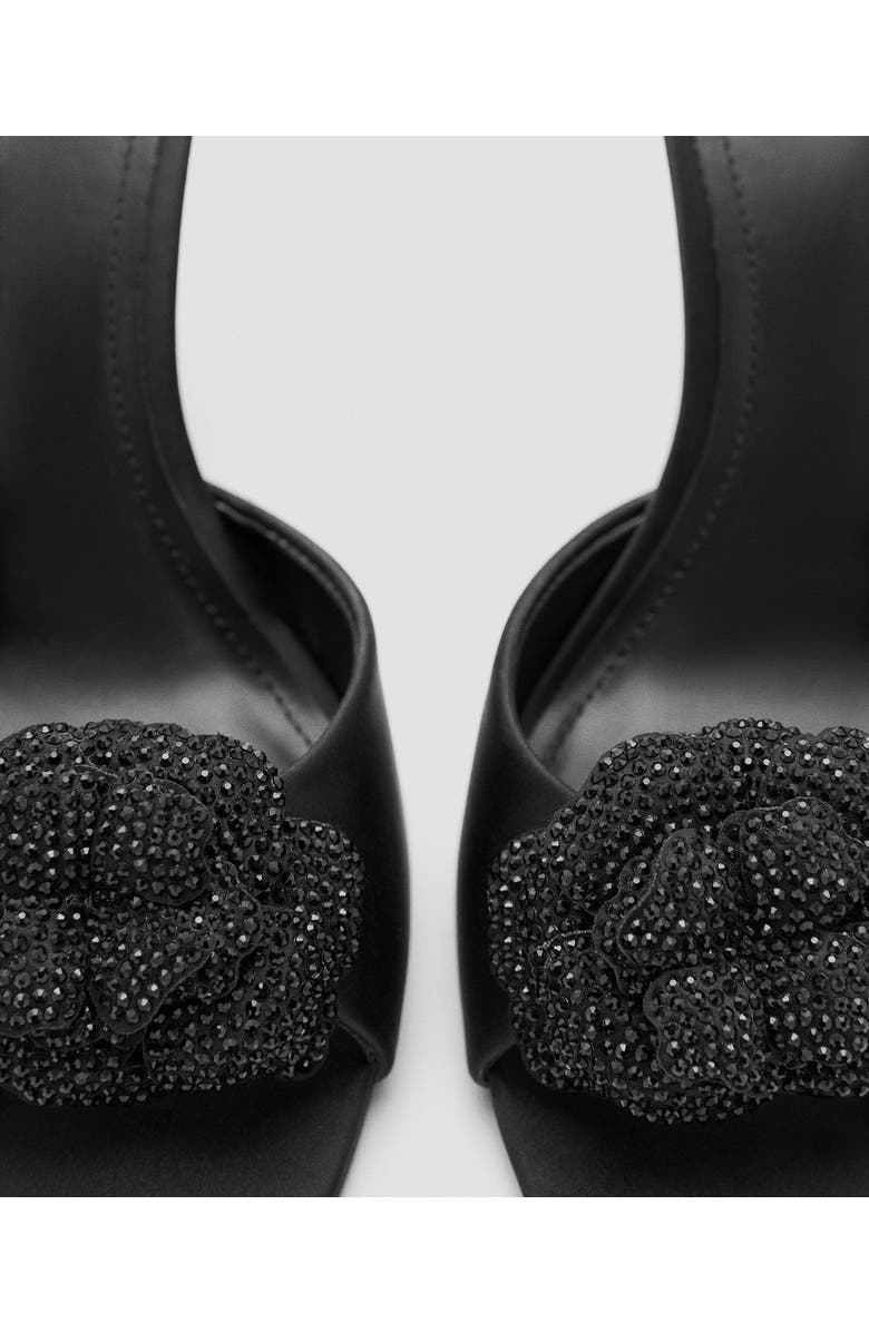 MANGO Flora Petals Slide Sandal, Alternate, color,