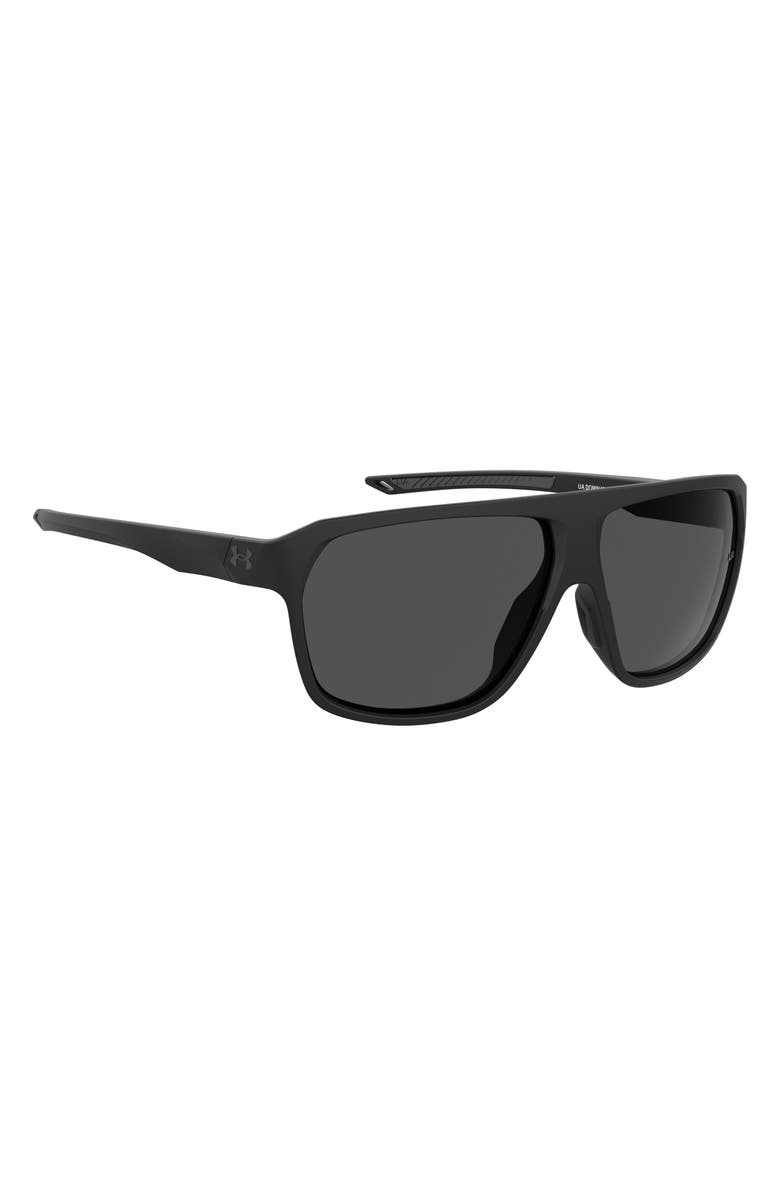 Under Armour Dominate 62mm Oversize Rectangular Sunglasses, Alternate, color, 