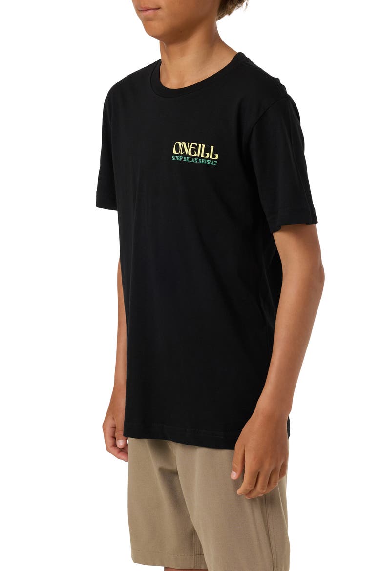 Kids' Outtie Classics Cotton Graphic T-Shirt, Alternate, color, BLACK