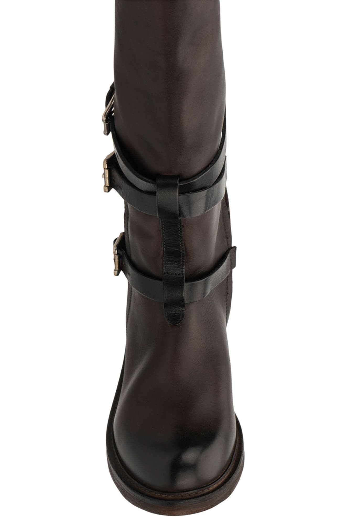 VINTAGE FOUNDRY Jenny Buckle Strap Boot, Alternate, color, Brown