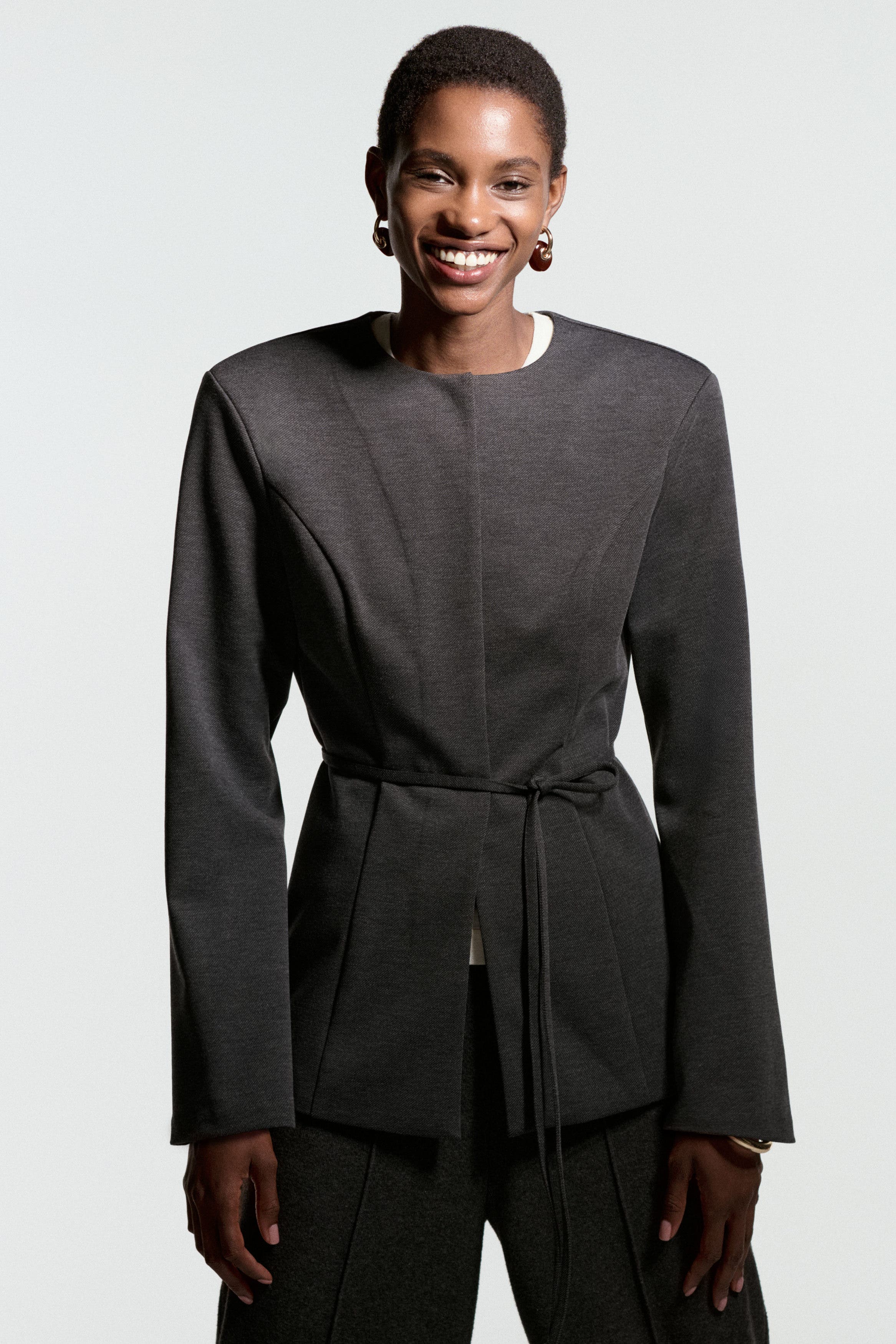 Belted Ponte Di Roma Blazer - image 2