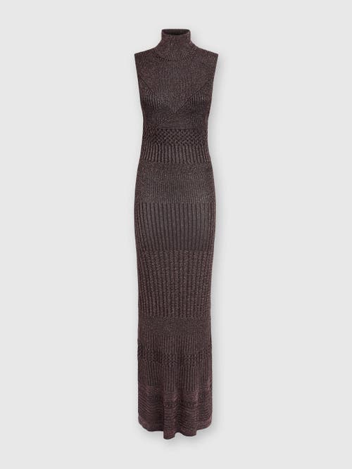 Missoni Sleeveless Dress In Black & Multicoloured