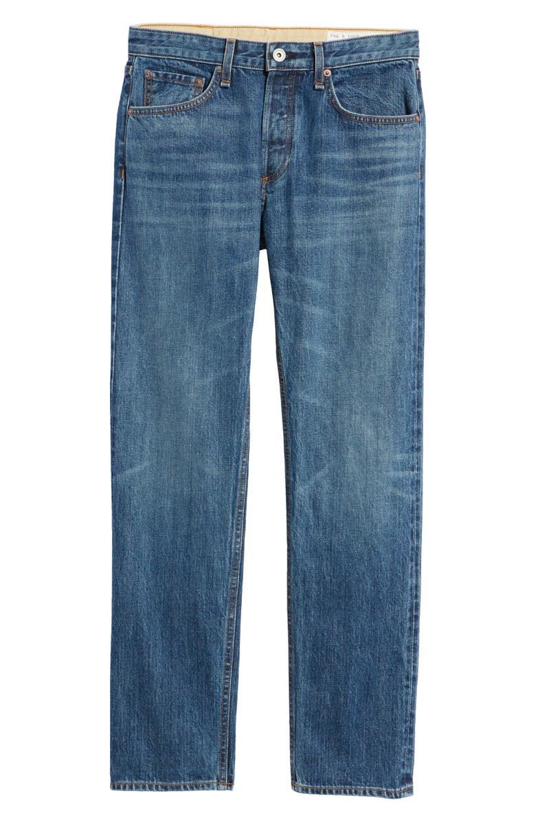 rag & bone Rosa High Waist Nonstretch Boyfriend Jeans, Alternate, color, 