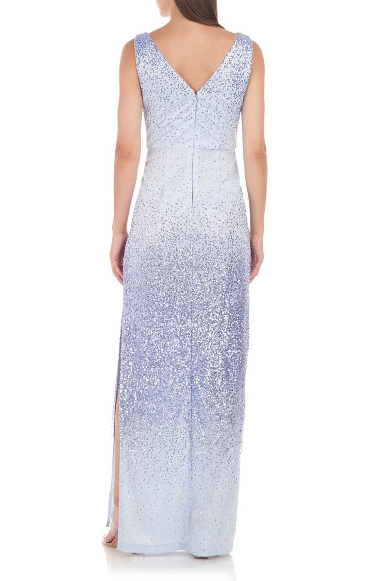 JS Collections Tori Ombré Sequin Column Gown, Alternate, color,