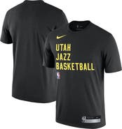 Nike Men's Nike Black Utah Jazz 2023/24 Sideline Legend Performance Practice T-Shirt