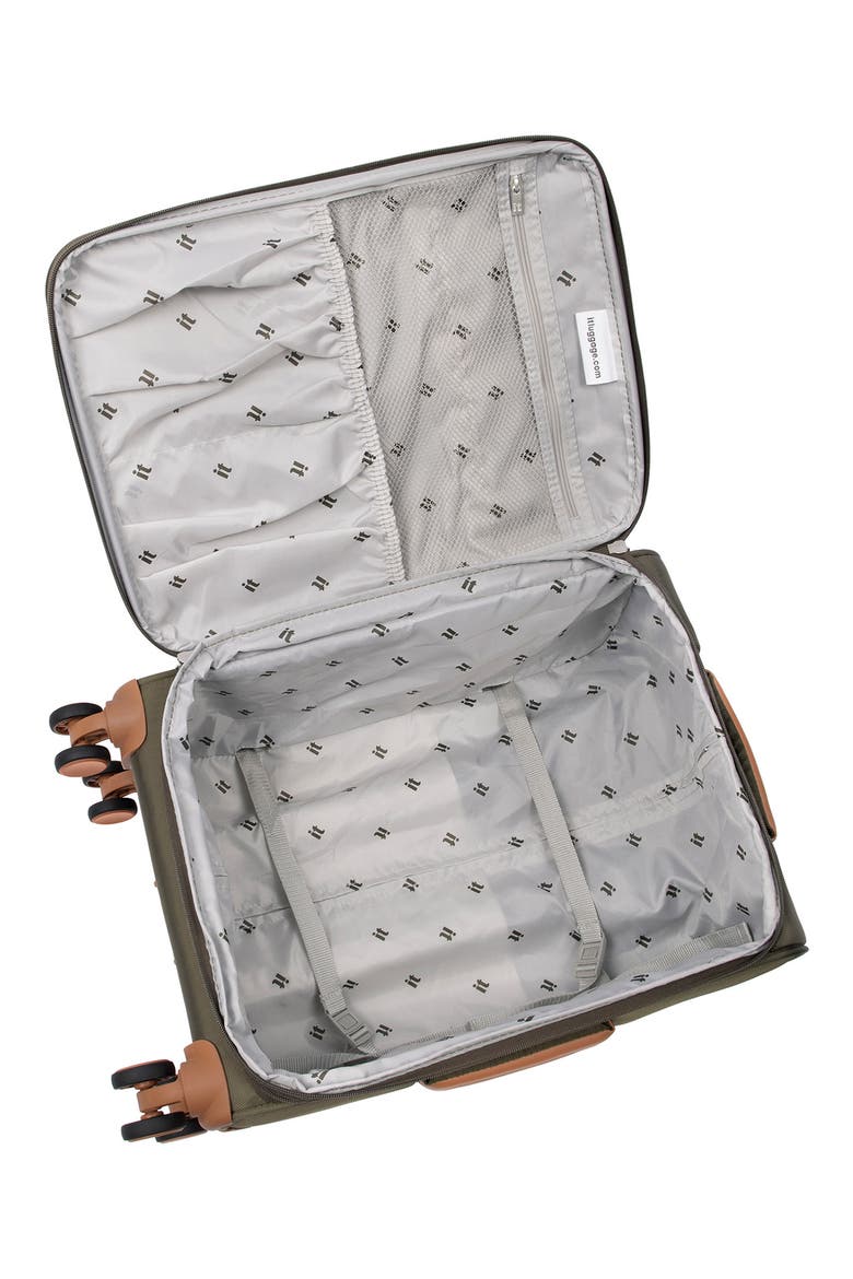 Fusional 15 Underseat Spinner Suitcase, Alternate, color, DARK OLIVE