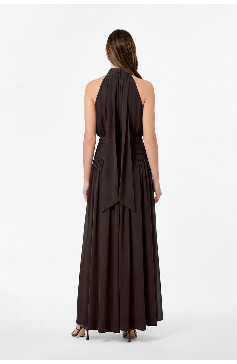 NICHOLAS Tessa Dress, Alternate, color, Espresso