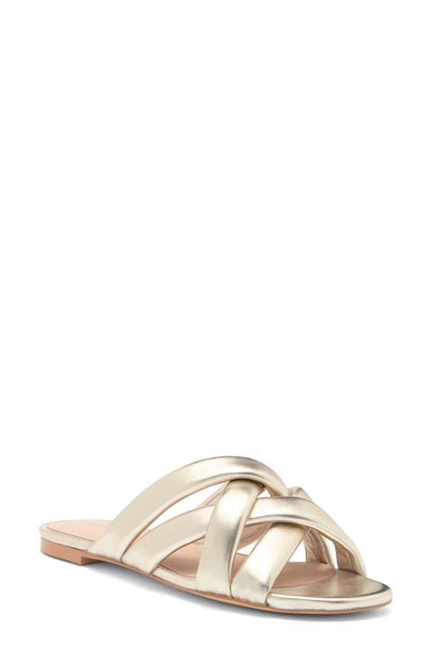 Crossover Slide Sandal (Women)