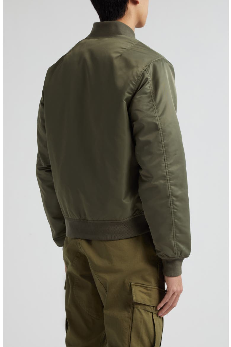 Bogota Nylon Bomber Jacket, Alternate, color, OLIVE