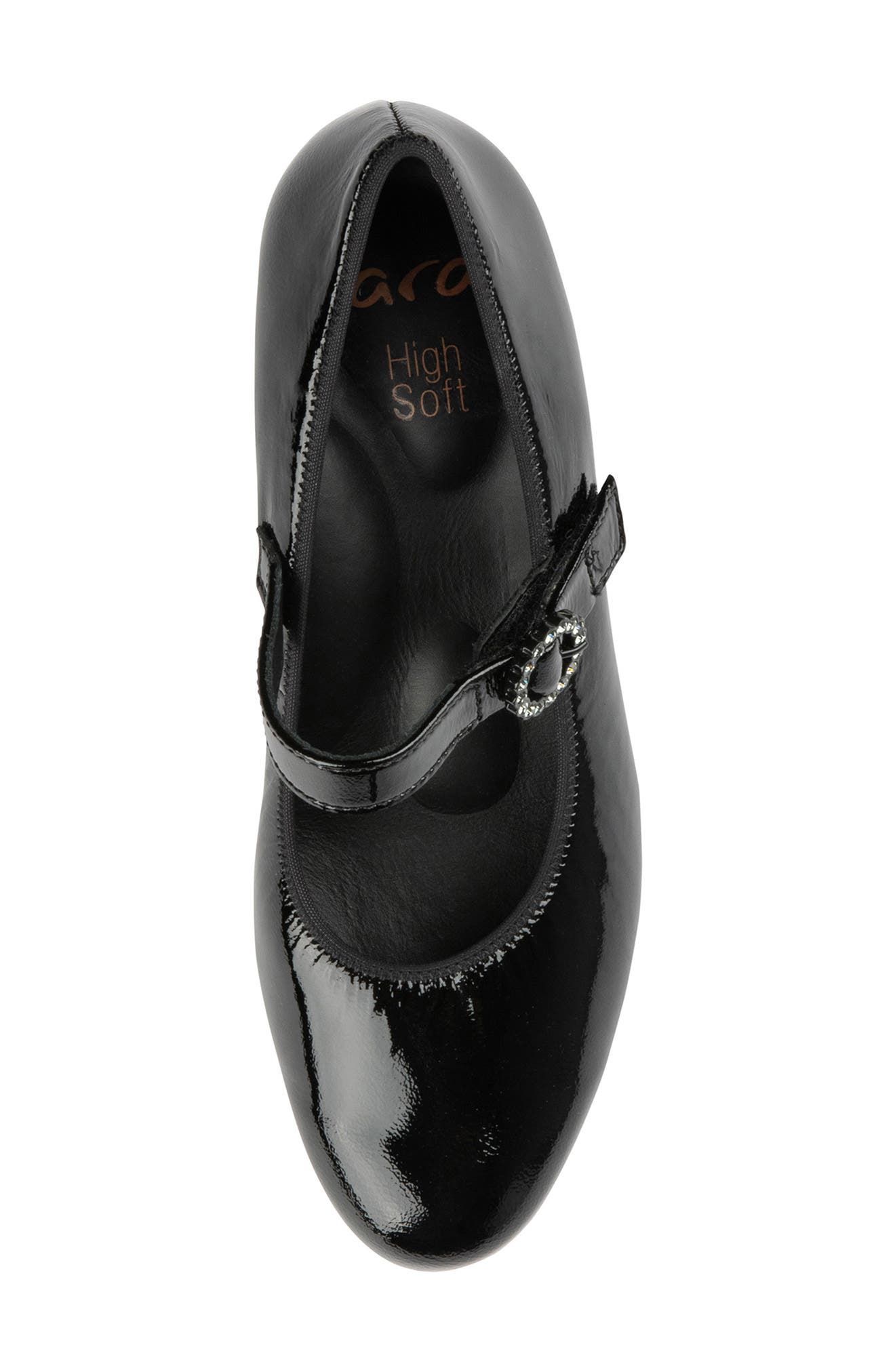 ara Novelle Mary Jane Pump, Alternate, color, Black