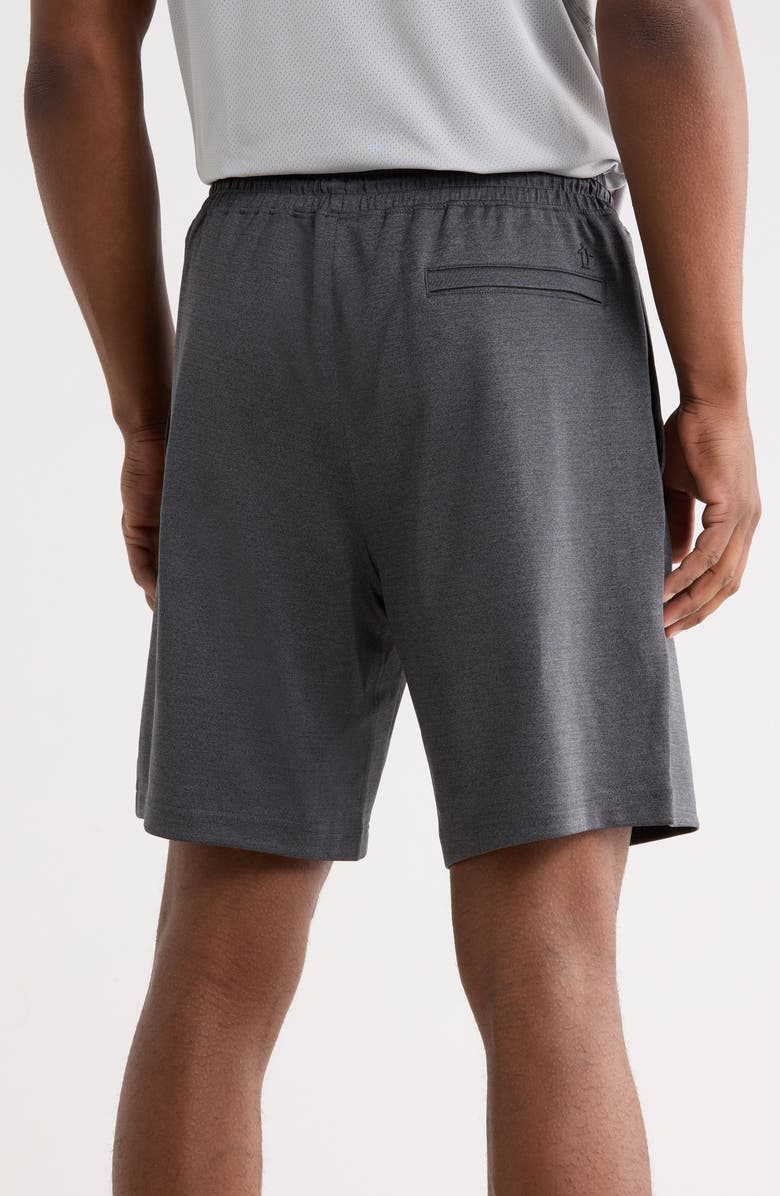 Original Penguin Double Knit Shorts, Alternate, color, Dark Caviar Heather