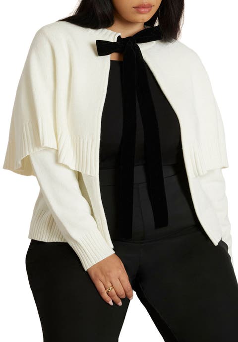 Cape Cardigan (Plus Available)