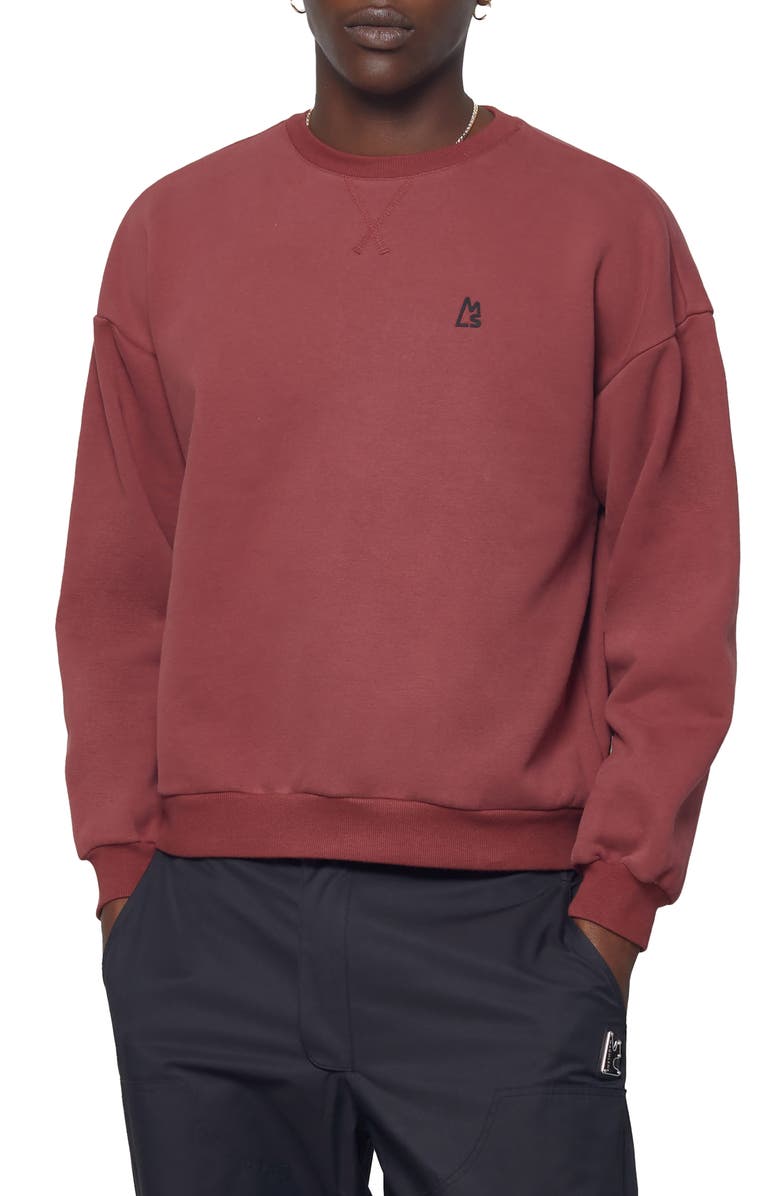 MAGNLENS Oversize Crewneck Sweatshirt, Main, color, 