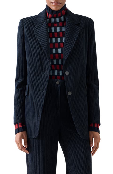 Soft Techno Corduroy Tailored Jacket