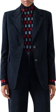 Akris punto Soft Techno Corduroy Tailored Jacket