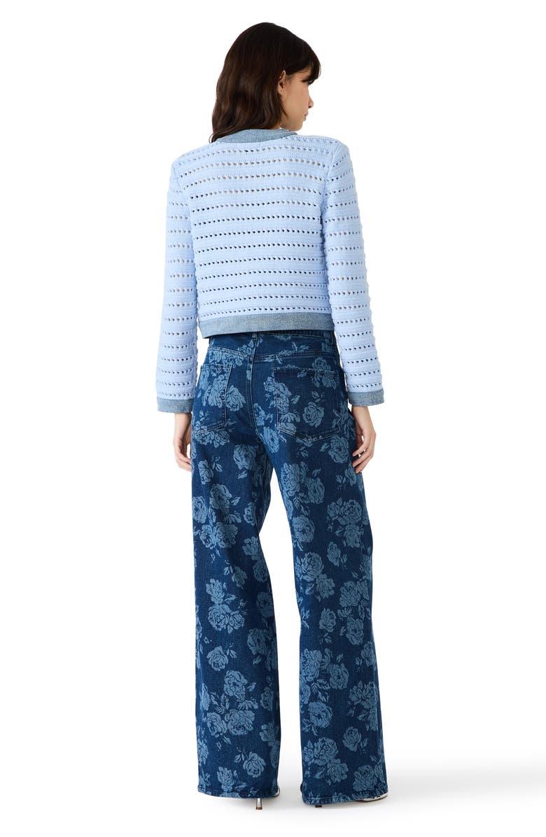 Steve Madden Cassette Cardigan, Alternate, color, Powder Blue