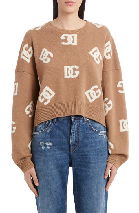 DG Logo Virgin Wool Crop Sweater