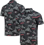 Reyn Spooner Men's Reyn Spooner Black Georgia Bulldogs Performance Polo