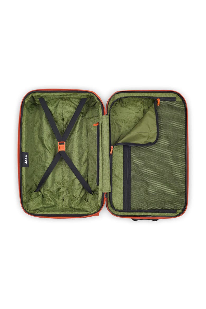 Jh003b 21" Carry On Hardside Expandable Luggage With Two Wheels, Alternate, color, Elm Green