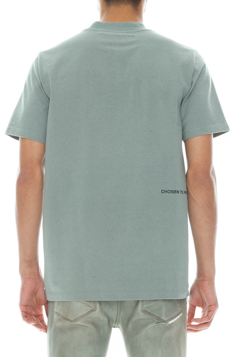 Puffy Dot Logo Short Sleeve Fleece Sweatshirt, Alternate, color, HIGHRISE