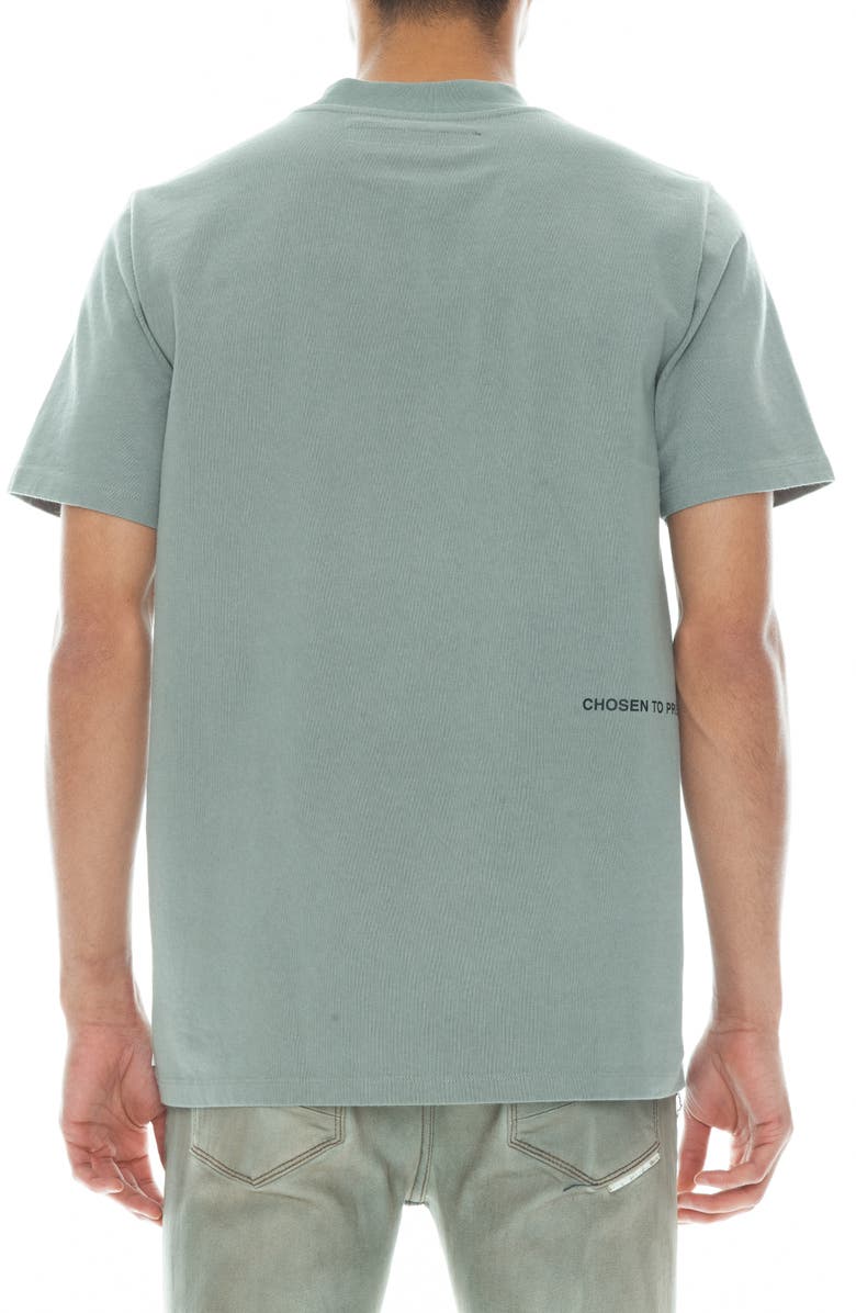 HVMAN Puffy Dot Logo Short Sleeve Fleece Sweatshirt, Alternate, color, Highrise