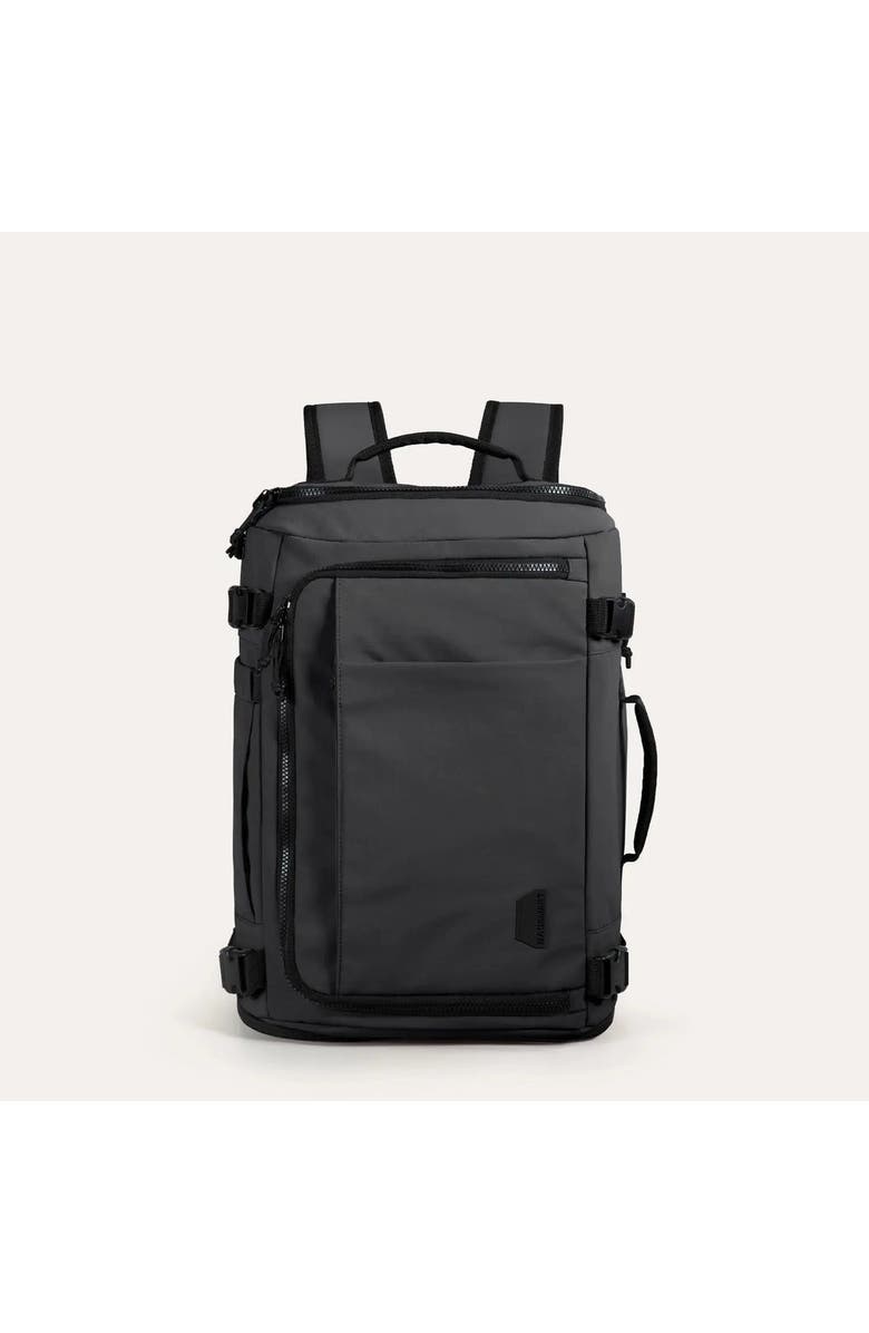 Bagsmart Blast Quick Access Carry On Travel Backpack - 28L-38L Extended, Main, color, Black