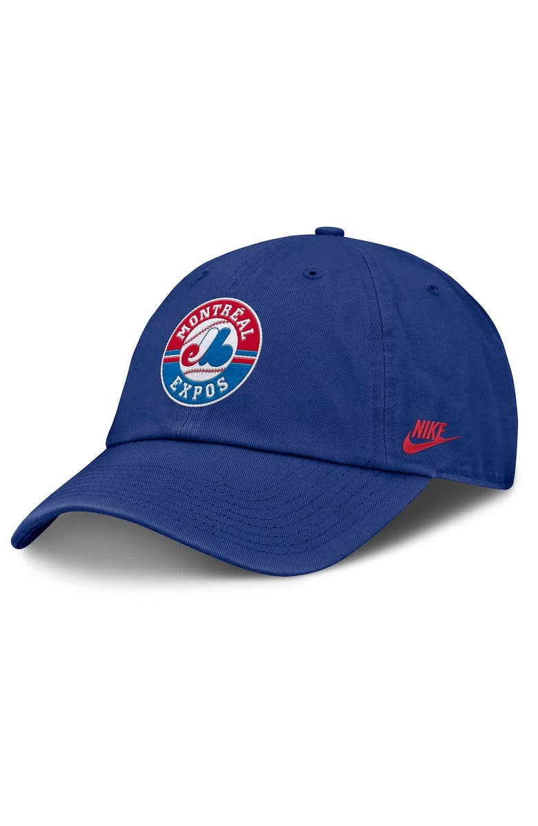 Nike Men's Nike Blue Montreal Expos Club Adjustable Hat, Main, color, 