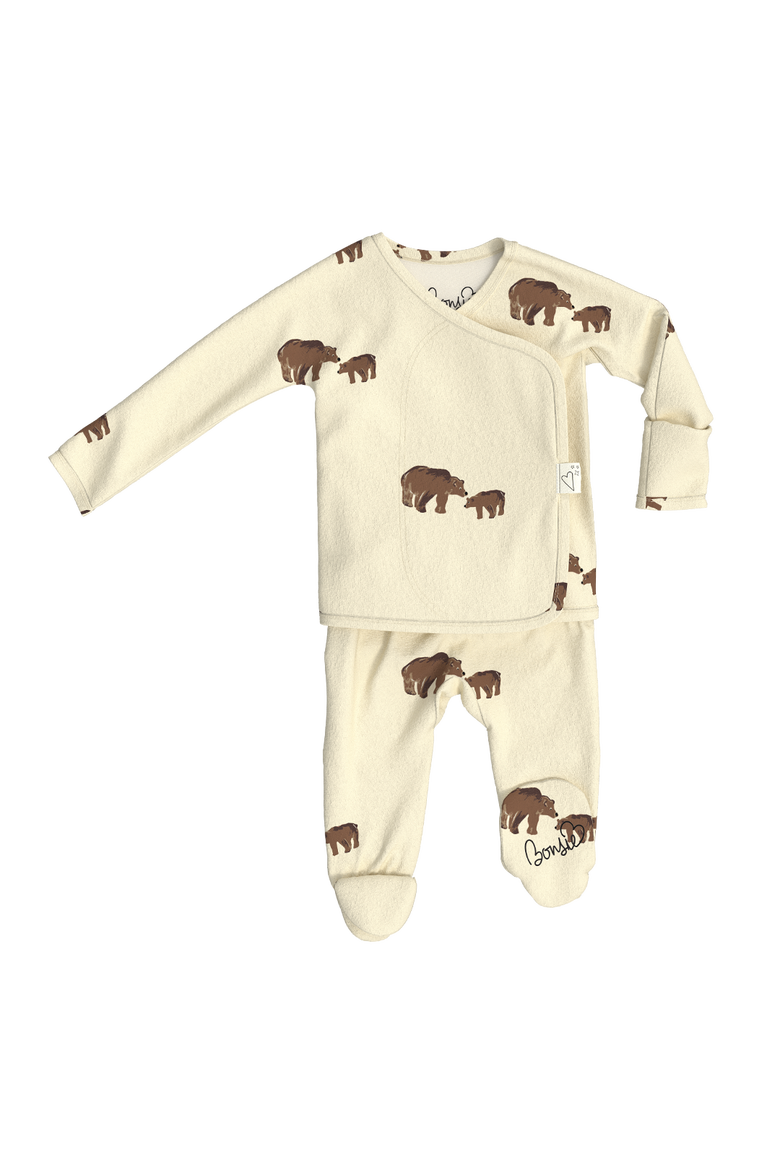Footie - Mama Bear, Main, color, Gnight Moon, Purple