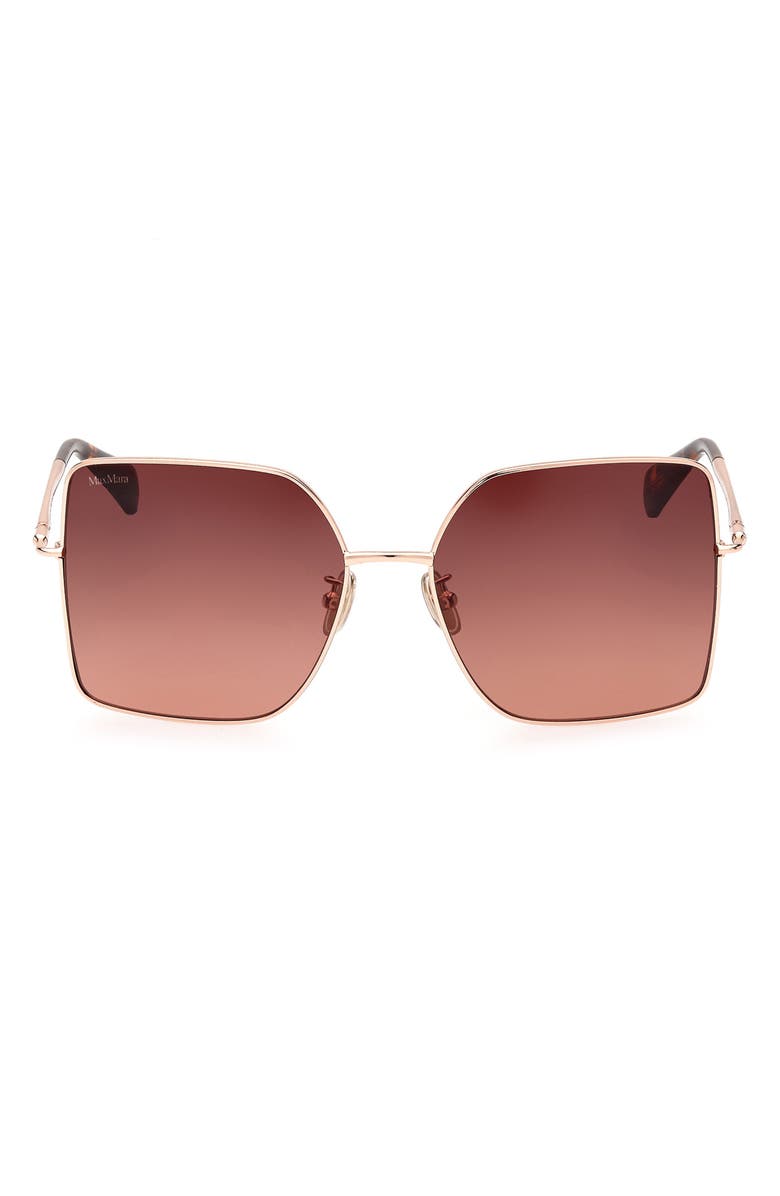 Max Mara 59mm Gradient Butterfly Sunglasses, Main, color,