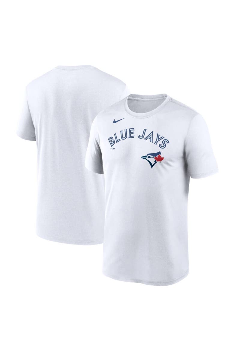 Men's Nike White Toronto Blue Jays New Legend Wordmark Dri-FIT T-Shirt, Main, color, White