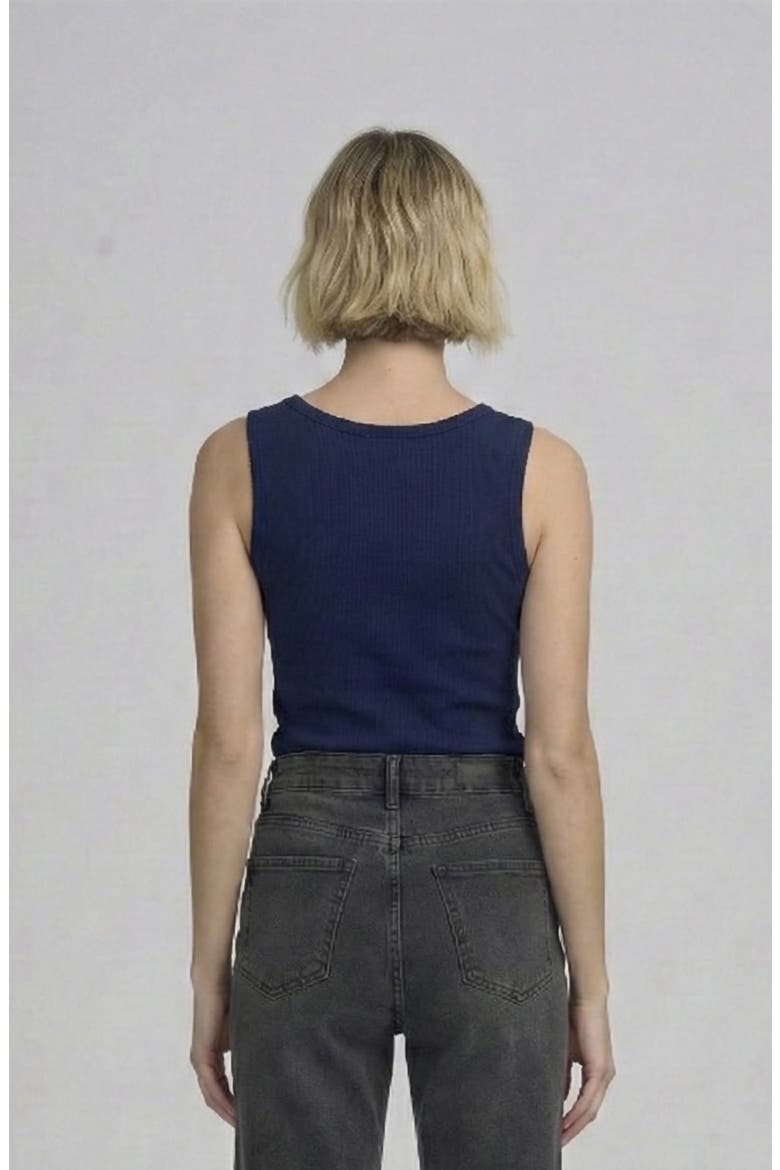 2 Pack ELLE Logo Tank, Alternate, color, MOCHA/NAVY