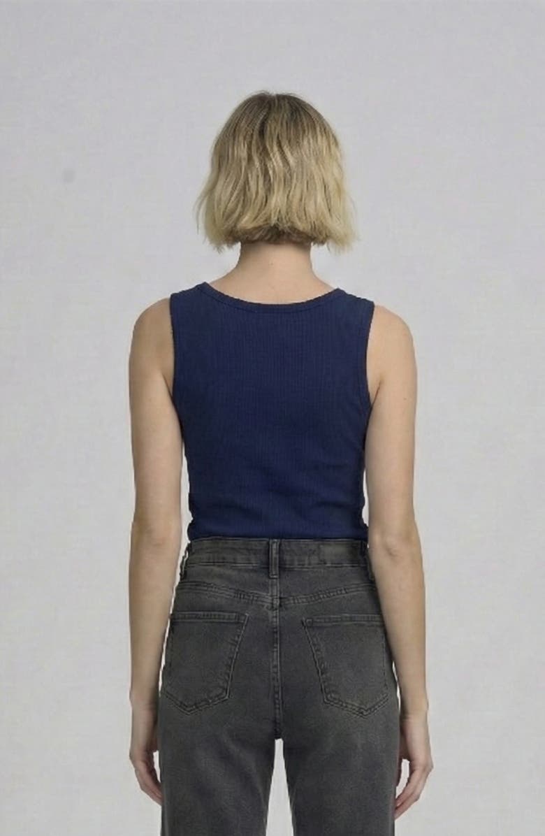 ELLE Collection 2 Pack ELLE Logo Tank, Alternate, color, Mocha/Navy