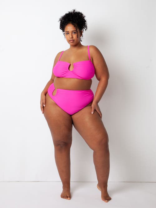 Villa Fresca Sofia Bikini Swim Bottoms In Hibiscus