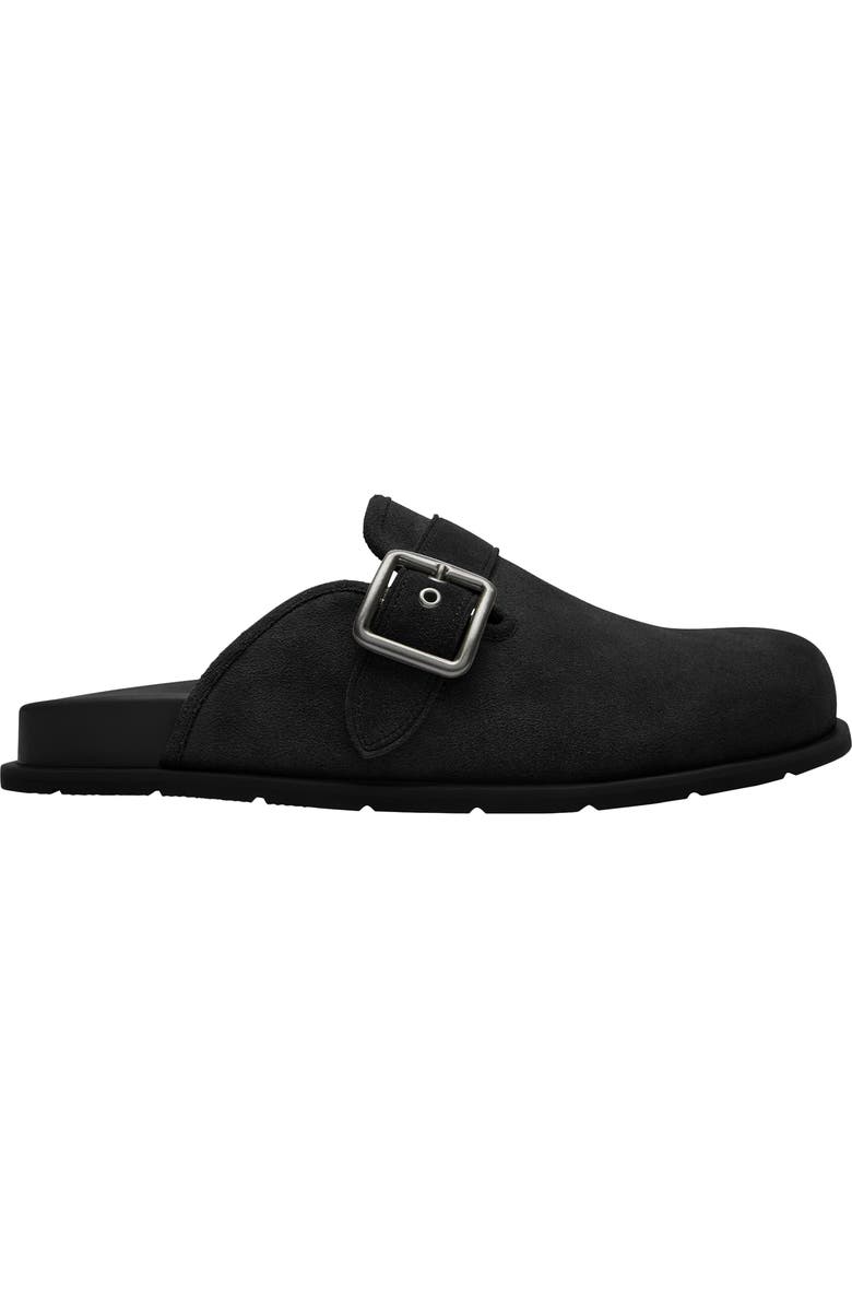 COACH Suede Buckle Clog, Alternate, color,