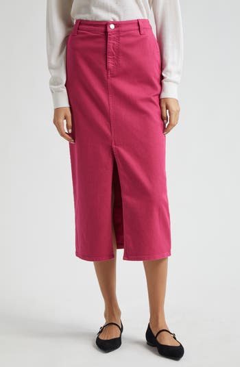 スカート Emporio Armani Skirts Emporio Armani Denim Midi Skirt | Nordstrom