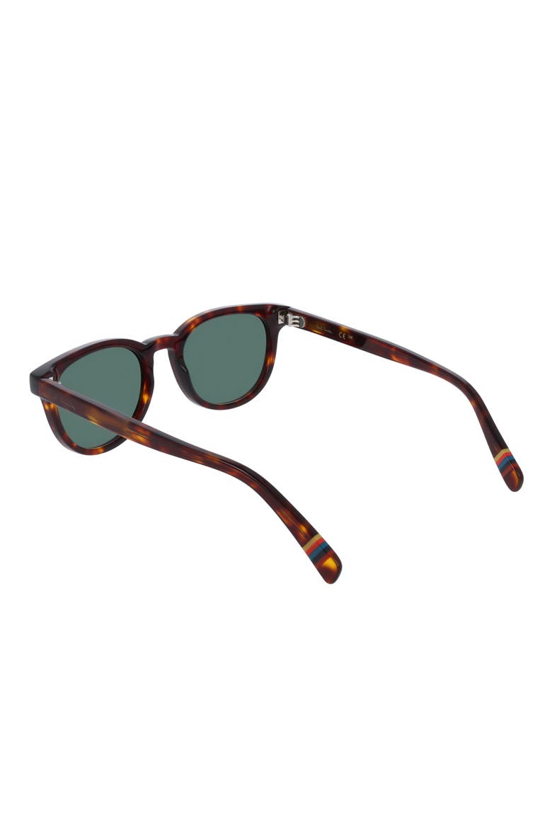52mm Oval Sunglasses, Alternate, color, DARK HAVANA