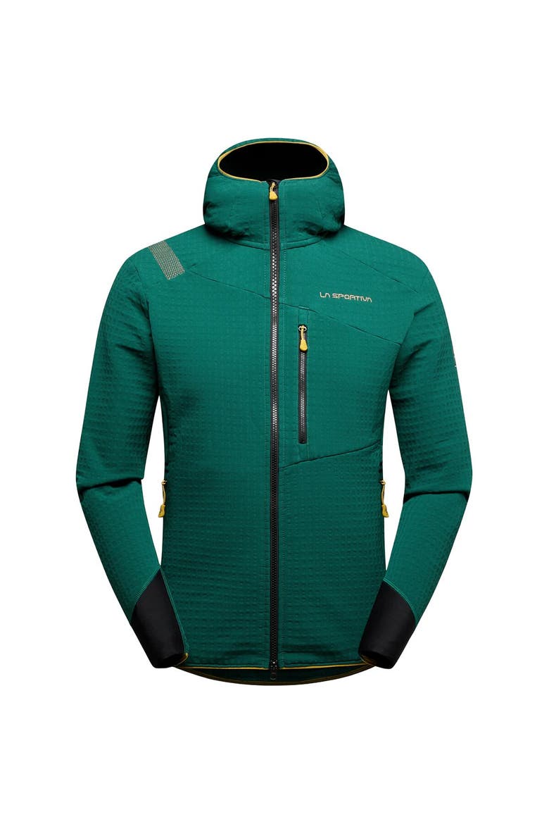Bristen Thermal Hooded Jacket - Men's, Alternate, color, Jungle/Savana