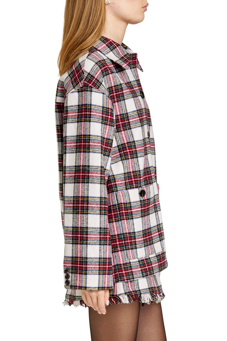 Morgan Plaid Jacket, Alternate, color, IVORY PLAID