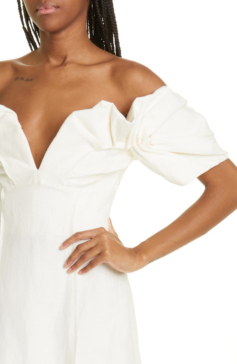 Cult Gaia Muna Off the Shoulder Dress, Alternate, color,