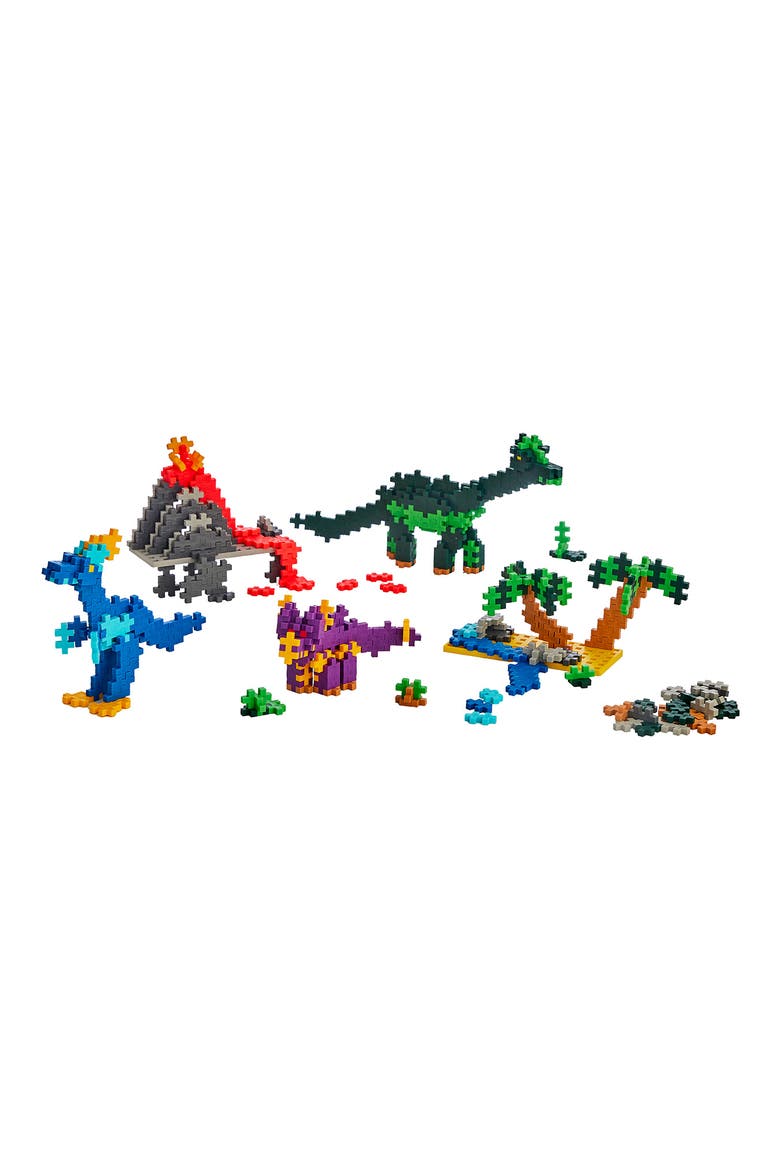 400-Piece Learn to Build Dinosaur Kit, Main, color, MULTI