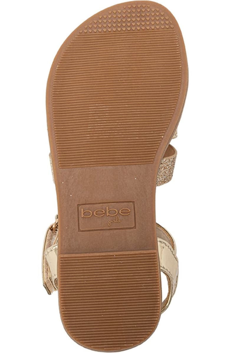 bebe Shimmer Sandal, Alternate, color,