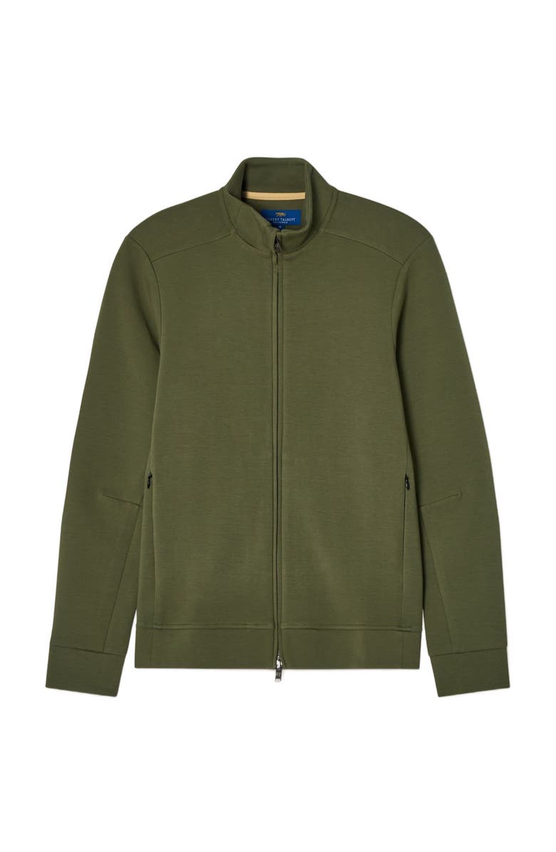Robert Talbott Evans Track Jacket, Alternate, color, Olive