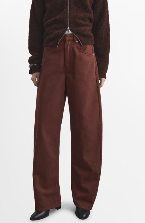 Mid Rise Balloon Jeans