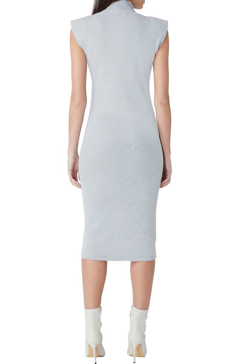 French Connection Shoulder Pad Sleeveless Sweater Dress, Alternate, color, 