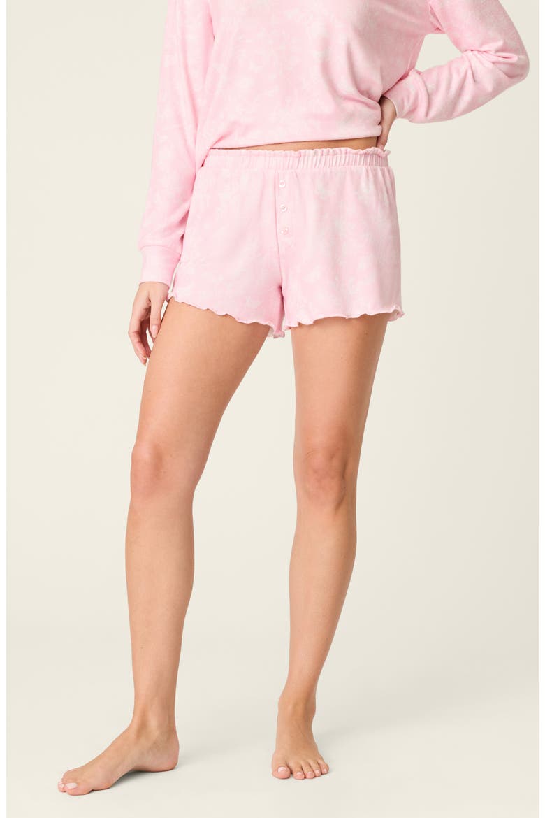 Peachy Mix Match Pajama Shorts, Main, color, BABY PINK