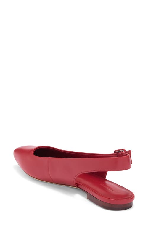 Vince Brody Slingback Flat In Red