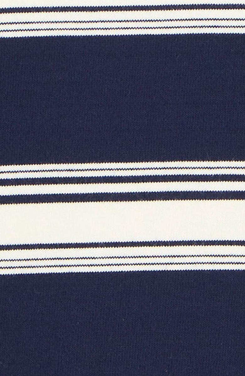 Barbour Plaistow Stripe Long Sleeve Cotton T-Shirt, Alternate, color, Navy