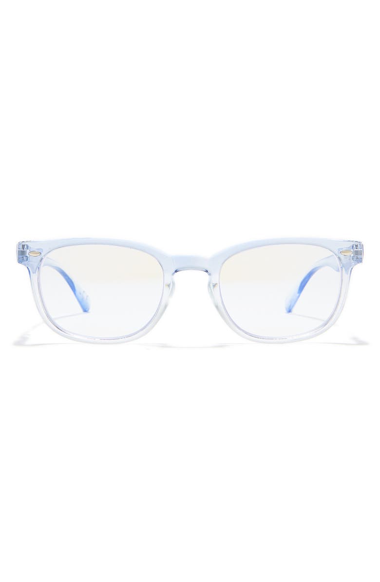 E-SPECS 51mm Box Square Blue Light Optical Frames, Main, color,