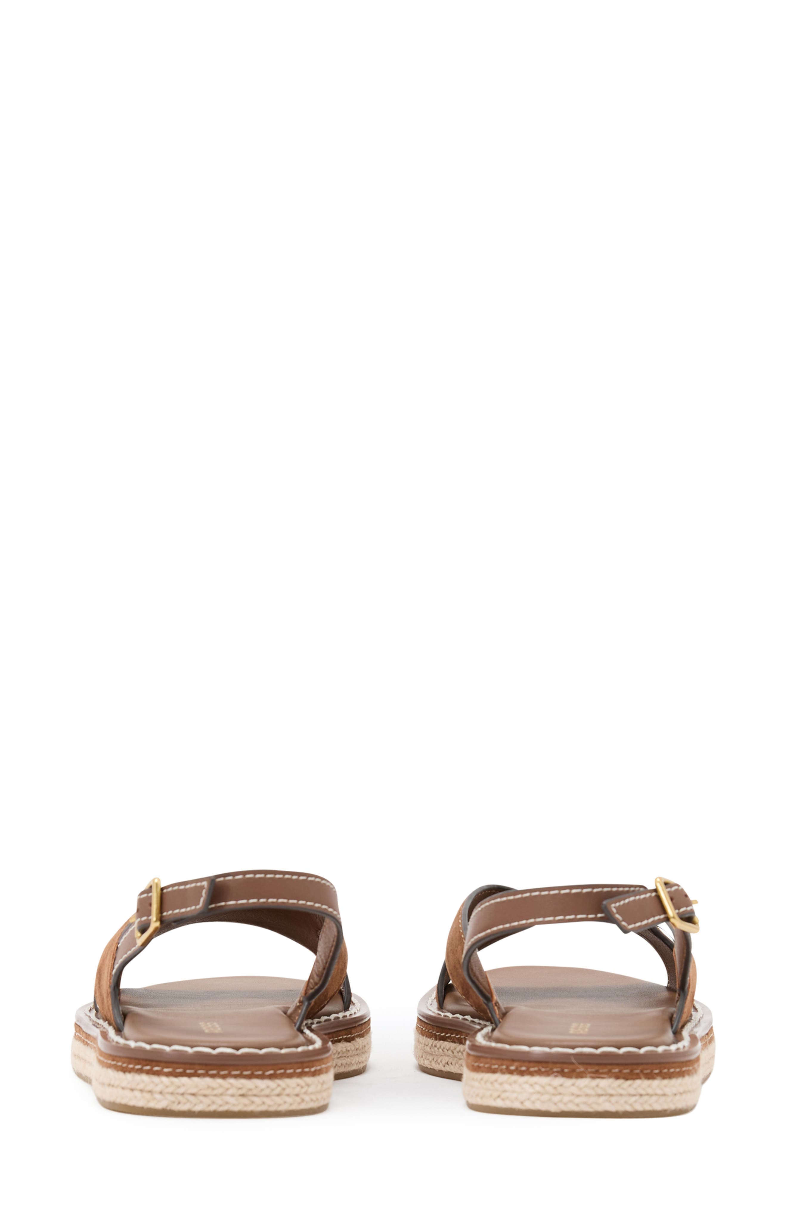 Reiss Rhia Espadrille Slingback Sandal, Alternate, color, Tan